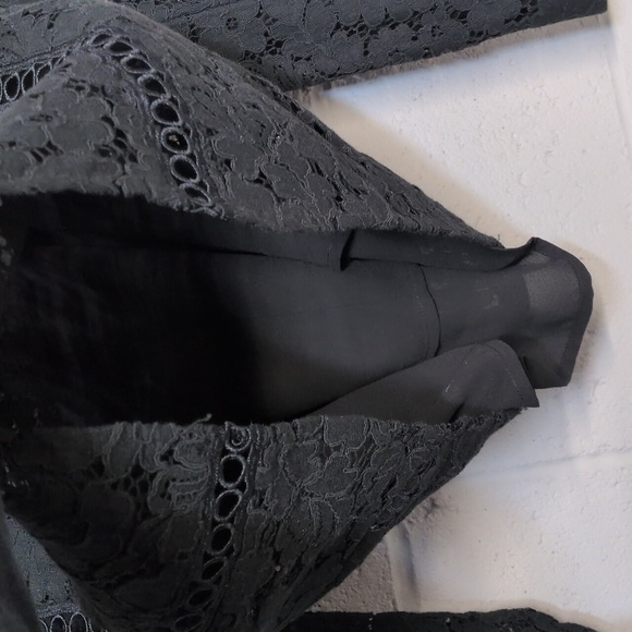 Express Black Lace Puff Long Sleeve Blouse Size XS, NWOT - Picture 9 of 10